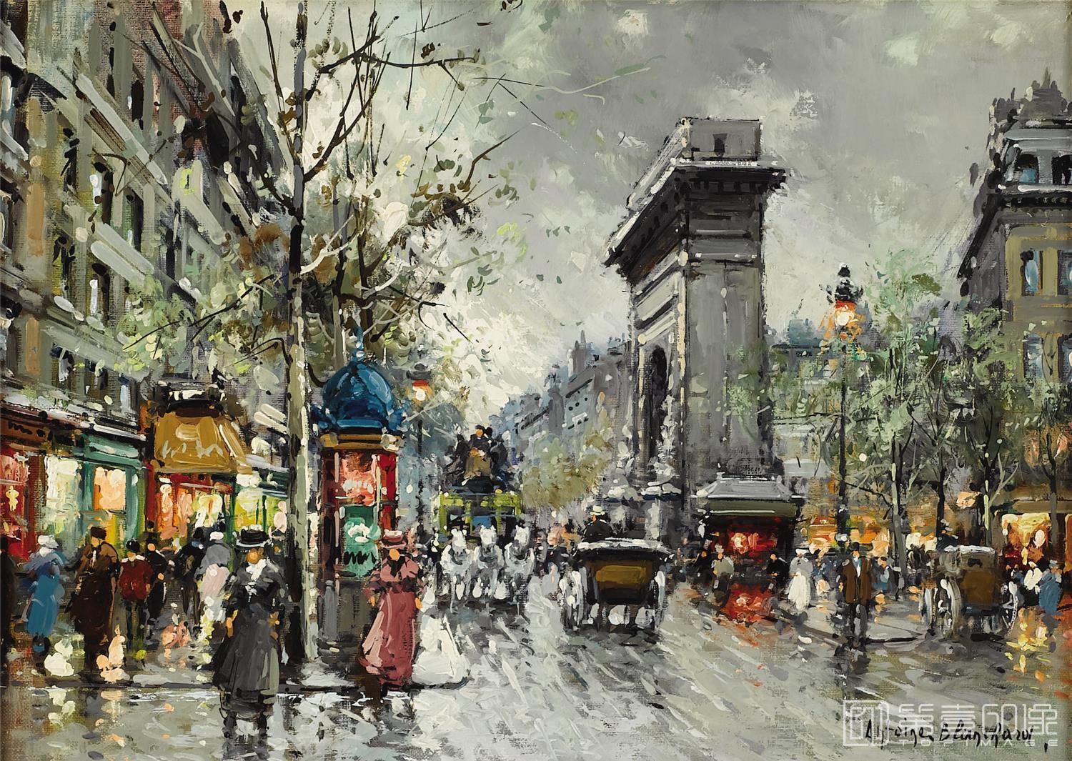 油画-安托万·布兰乍得 Antoine Blanchard作品-106